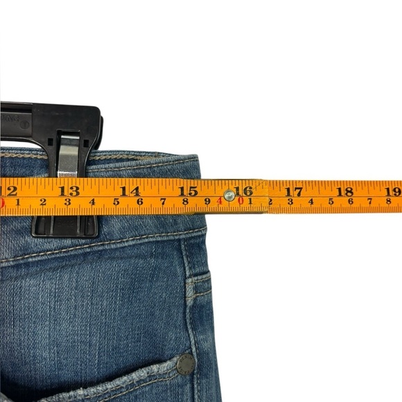 Paige Distressed Blue Kylie Crop Skinny Jeans Size 29 in Nora Destructed - Picture 11 of 14